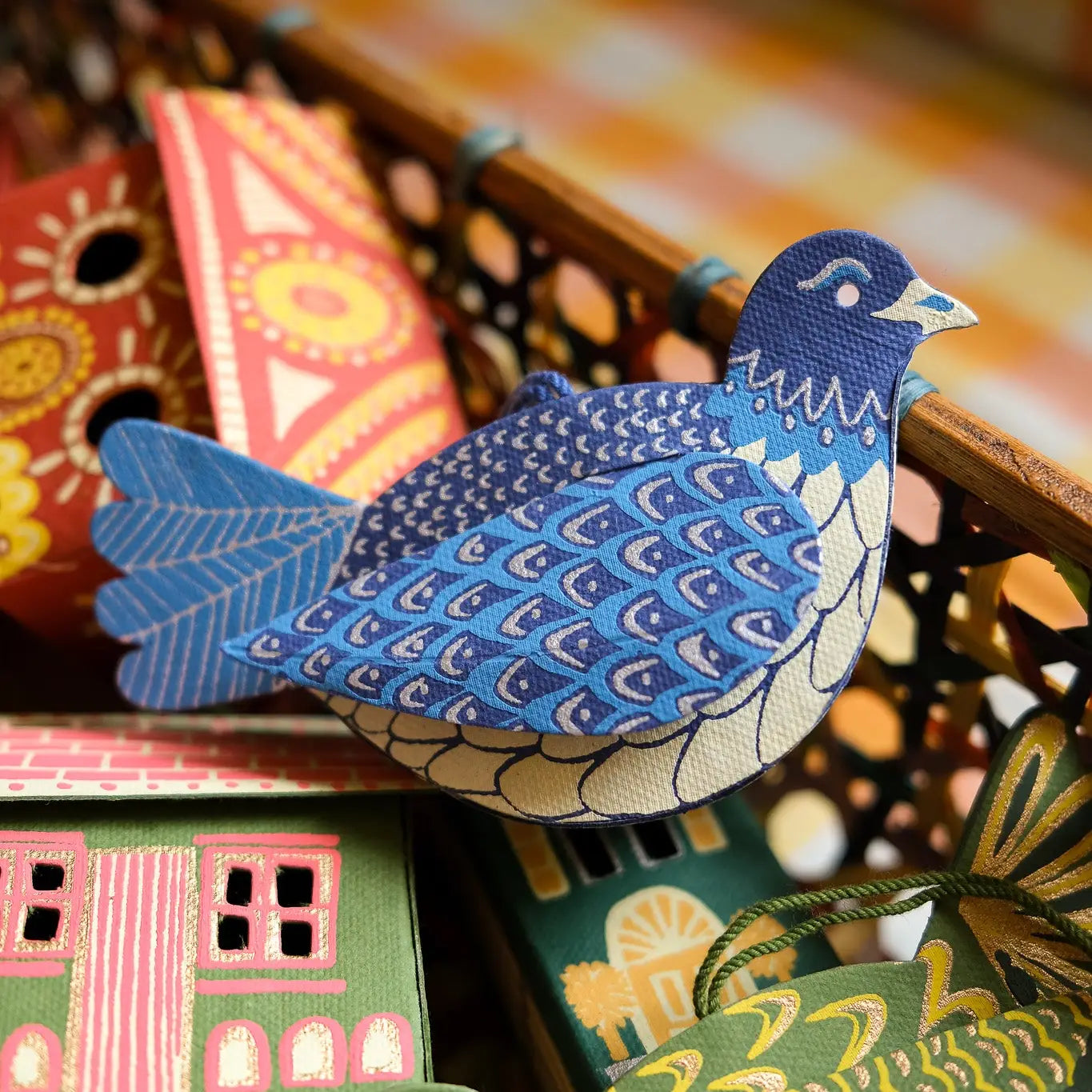 East End Press | Dove Screen-Printed Board Decoration