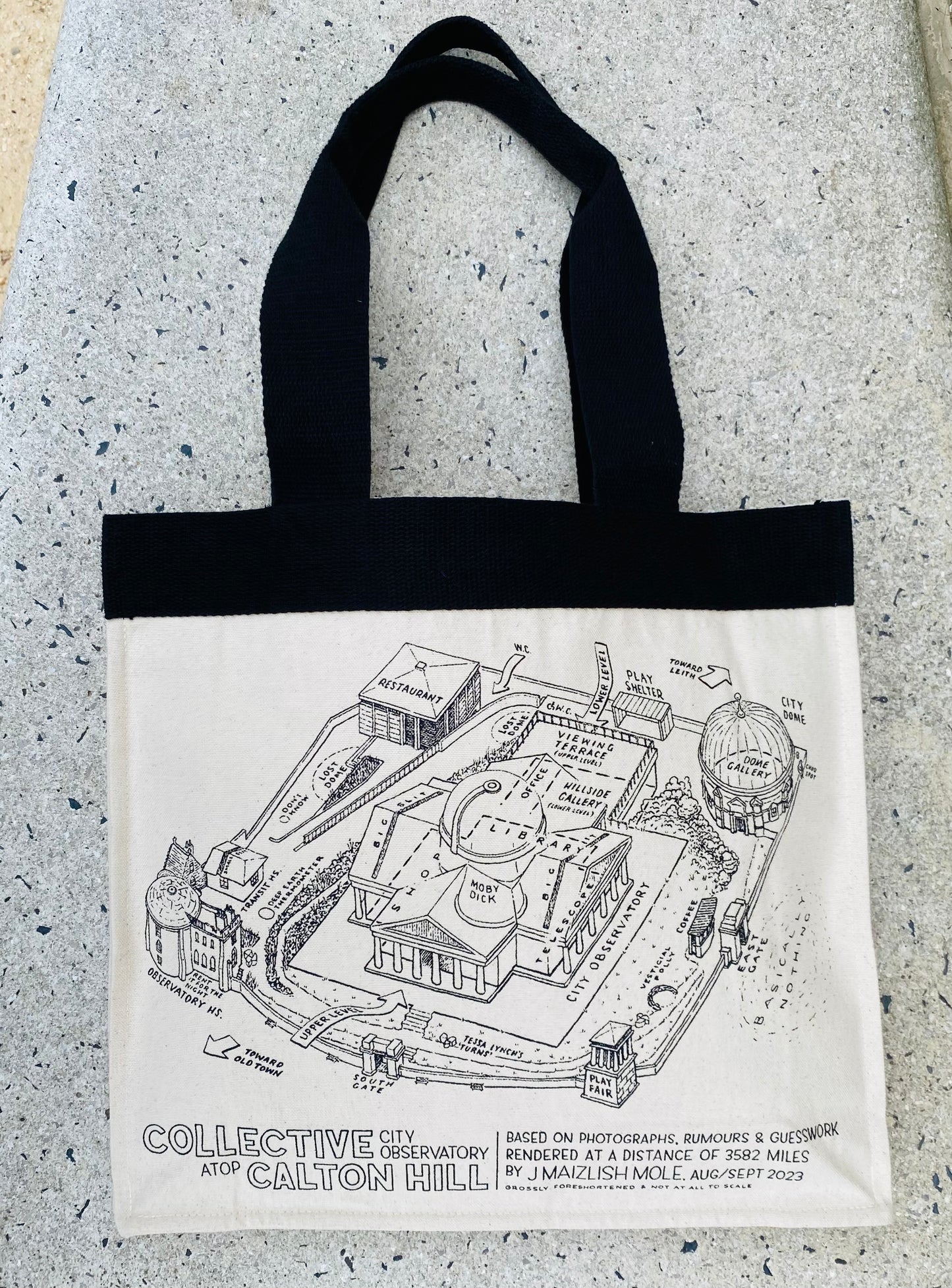 Collective Map Tote Bag by J. Maizlish Mole