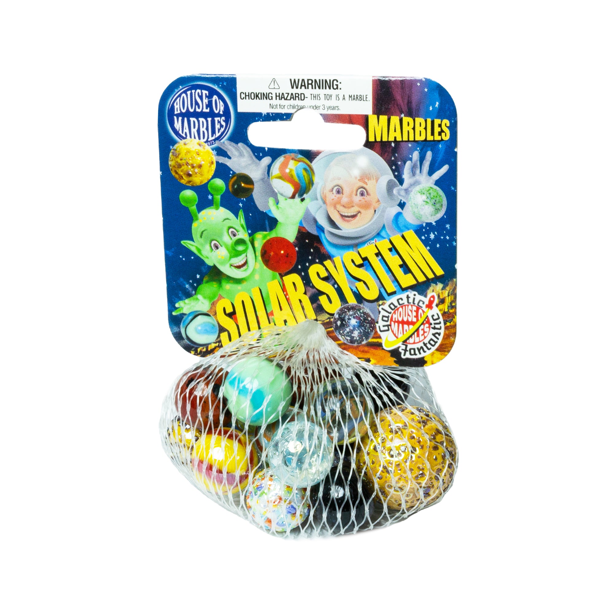 Solar System Net Bag of Marbles by House of Marbles