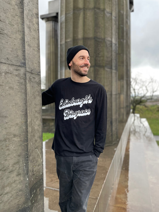 Edinburgh's Disgrace Long Sleeve T-Shirt | Black