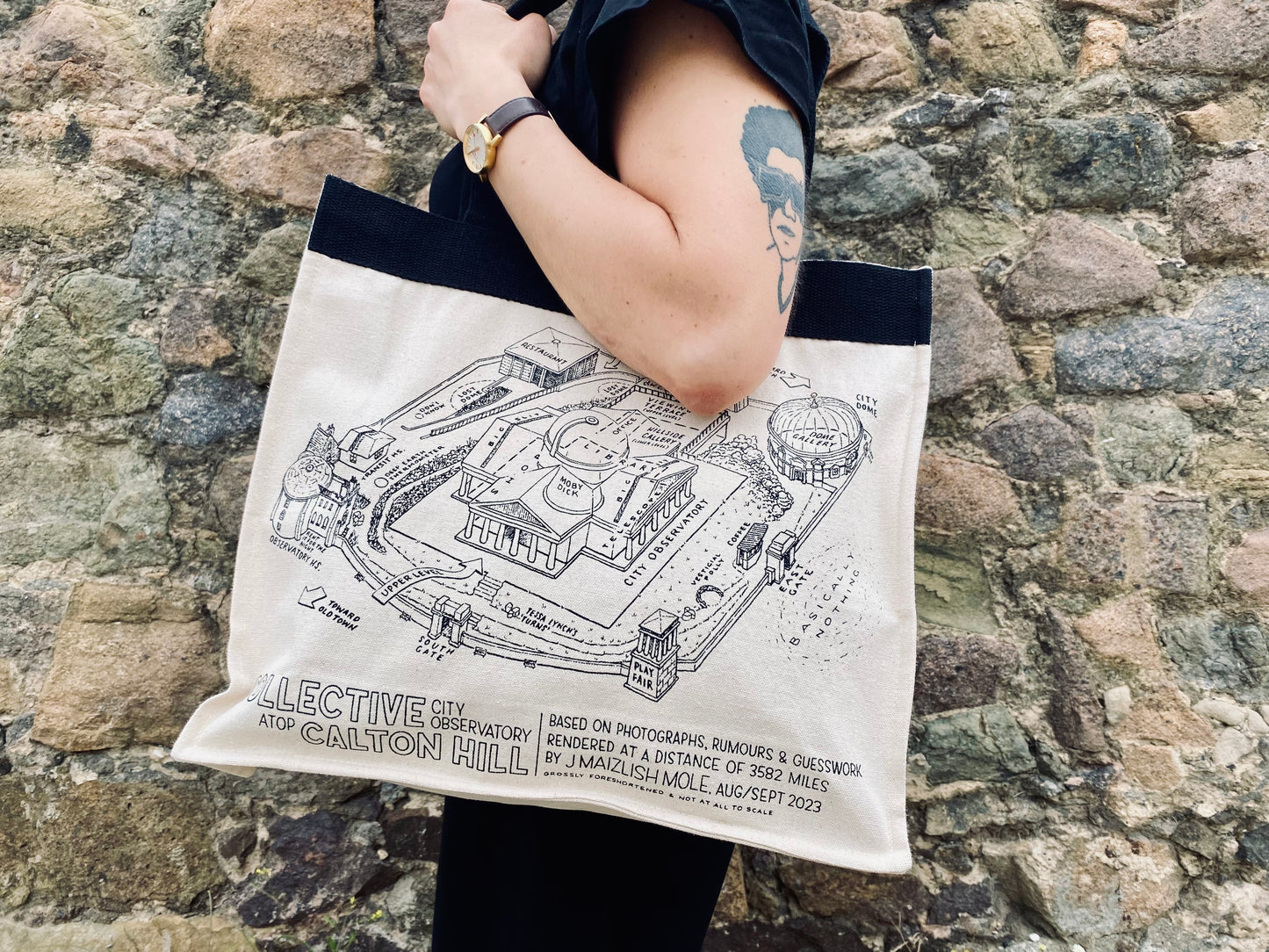 Collective Map Tote Bag by J. Maizlish Mole