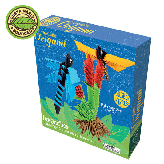 House of Marbles | Origami Dragonflies Kit