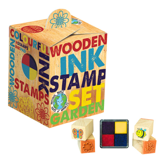 House of Marbles | Wooden Ink Stamps Set