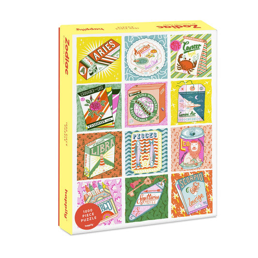 Happily Puzzles | Zodiac 1000 Piece Jigsaw Puzzle