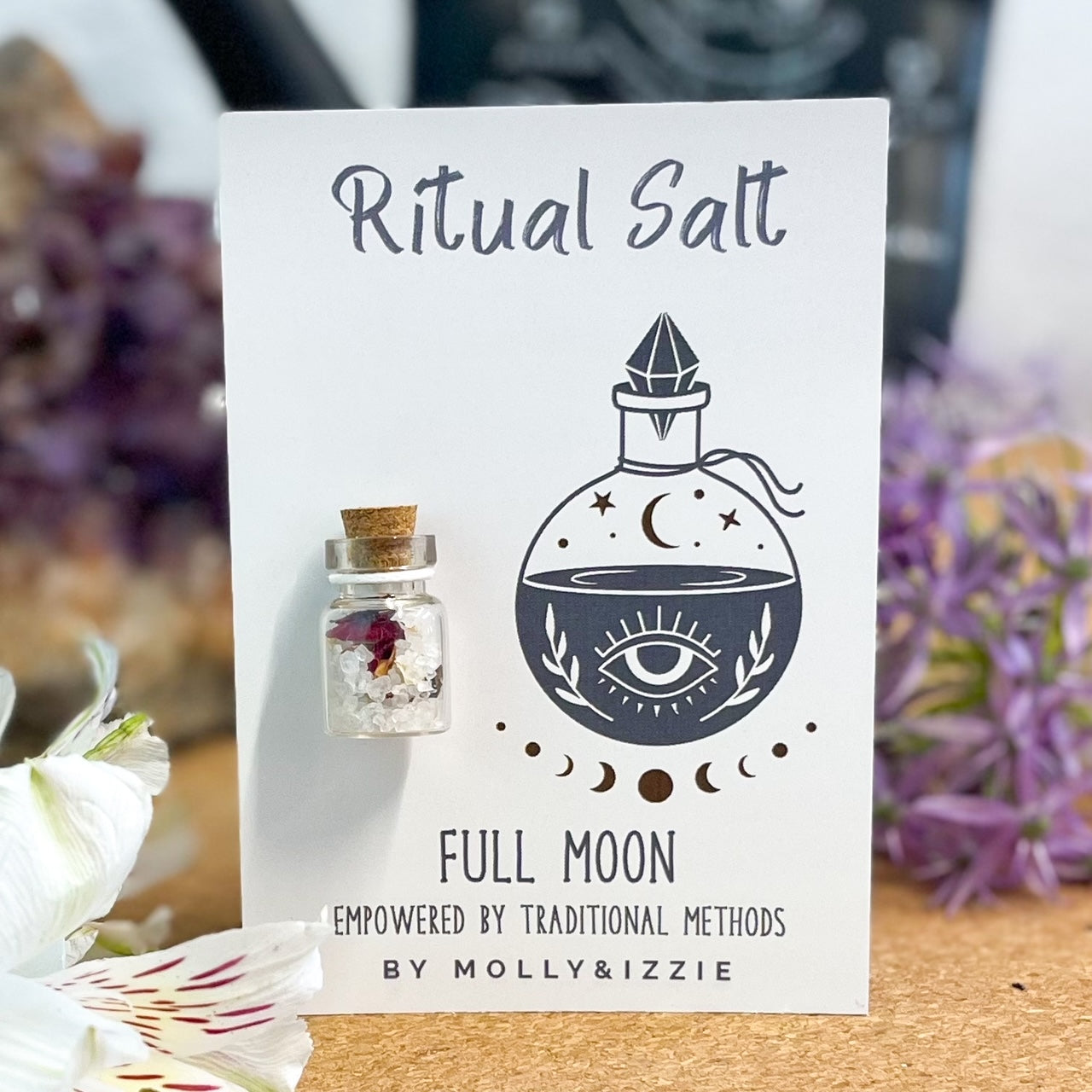 Jar of Crysals & Salts by Molly & Izzie