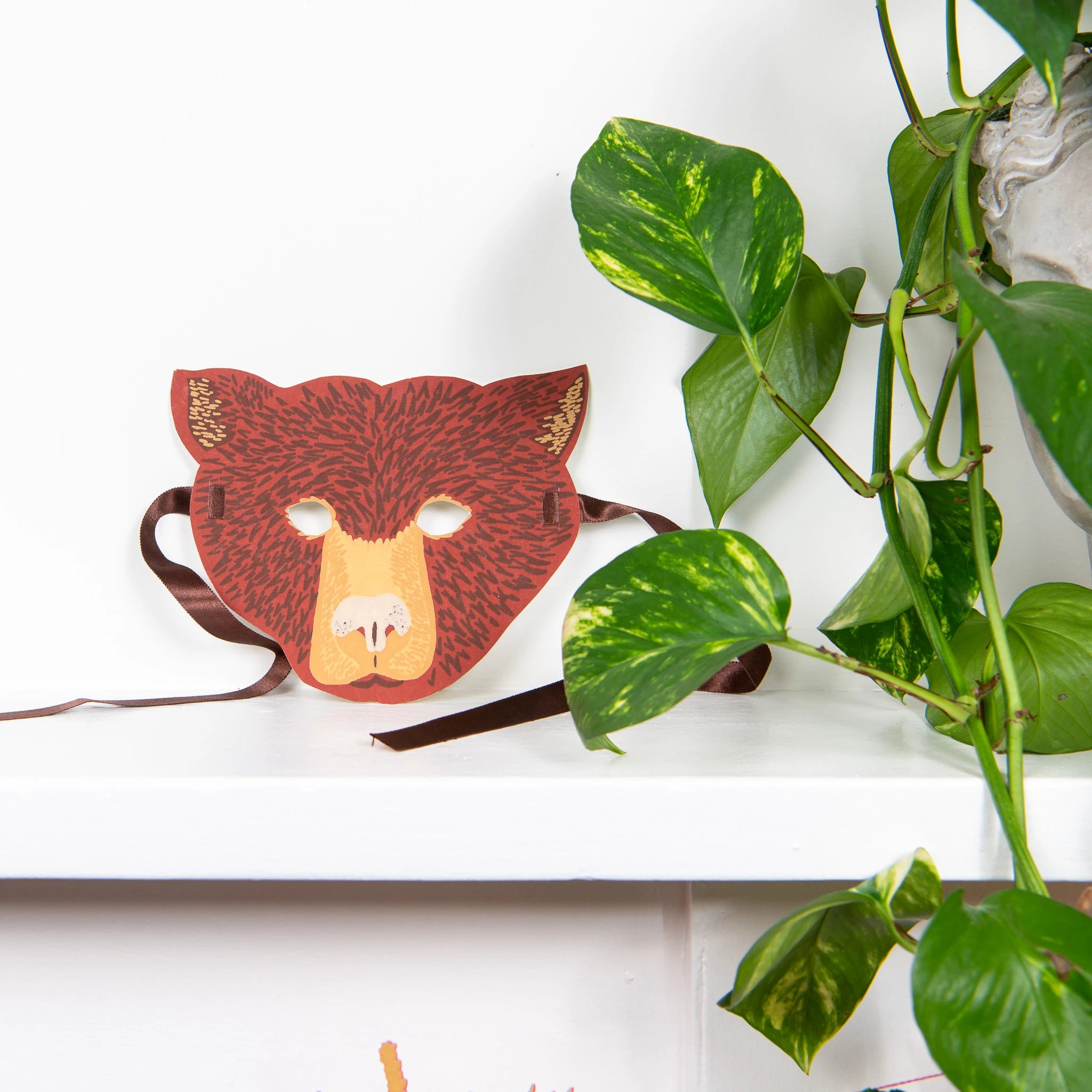 East End Press Bear Mask Greeting Card