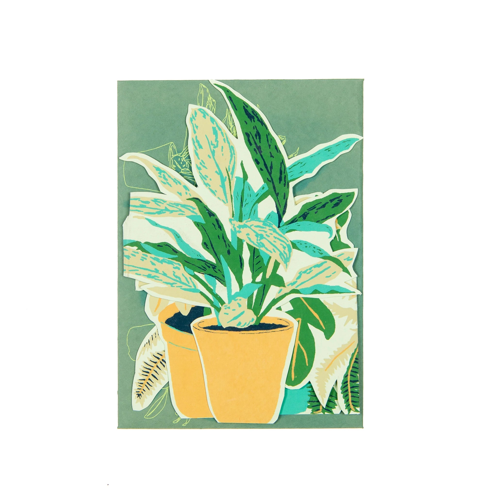 East End Press House Plants Greeting Card