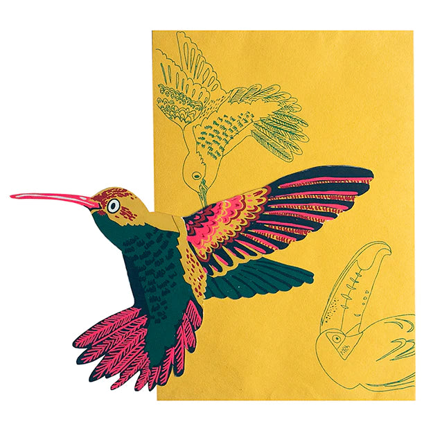 East End Press Hummingbird Greetings Card