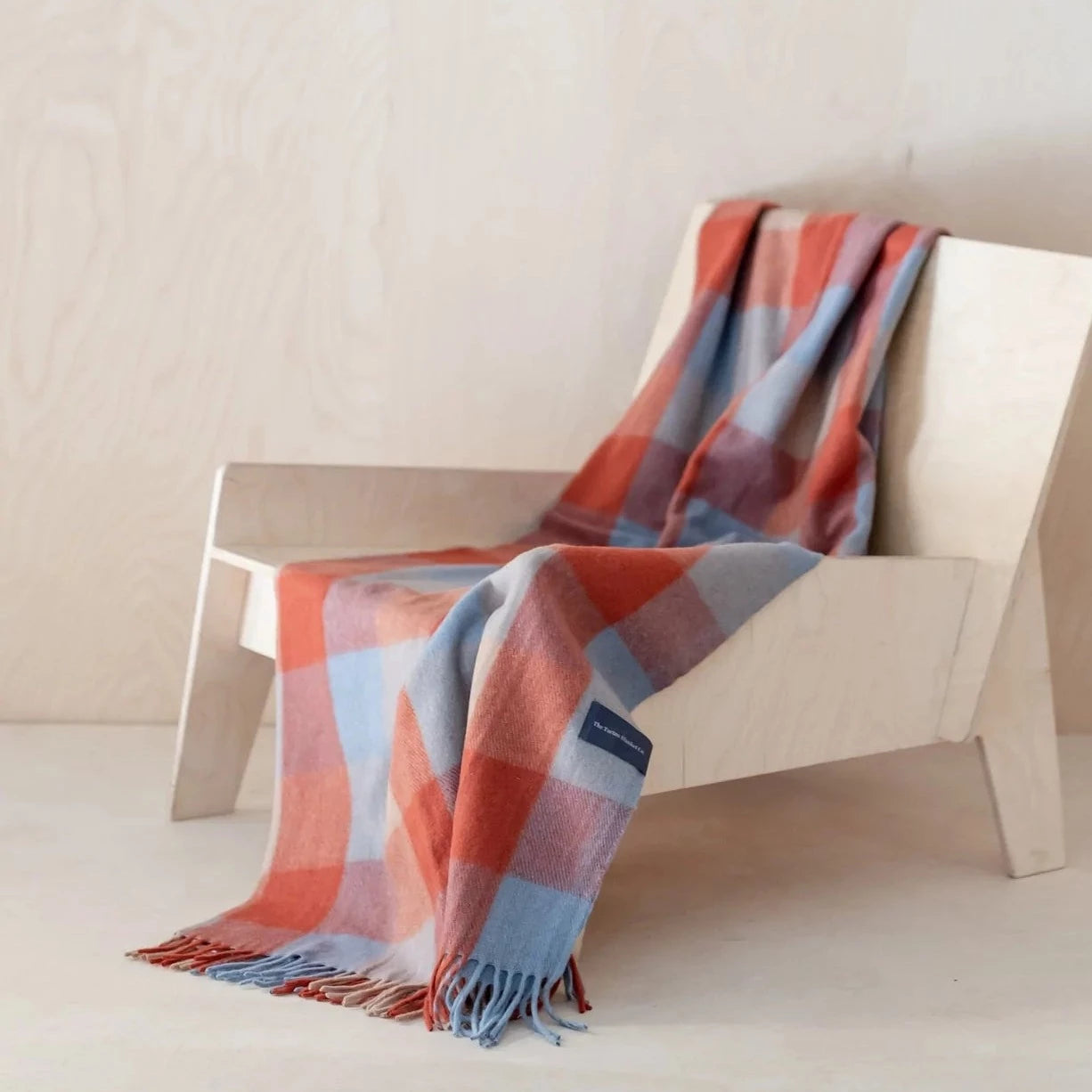 Tartan Blanket Co. Recycled Wool Knee Blanket - Cedar Meadow Check