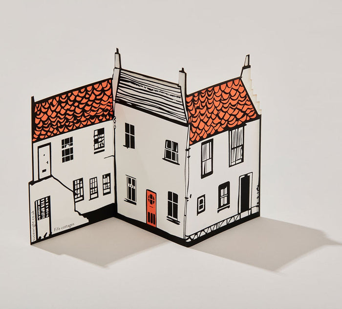 Susie Wright - Fife Cottages Cut-out Card