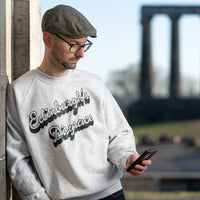 Edinburgh's Disgrace designed by Mick Peter Sweatshirt Grey for Collective Matter Artist Edition National Monument Calton Hill