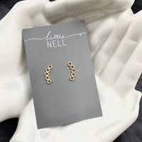 Little Nell EVERYDAY Circle Climber Stud Earrings