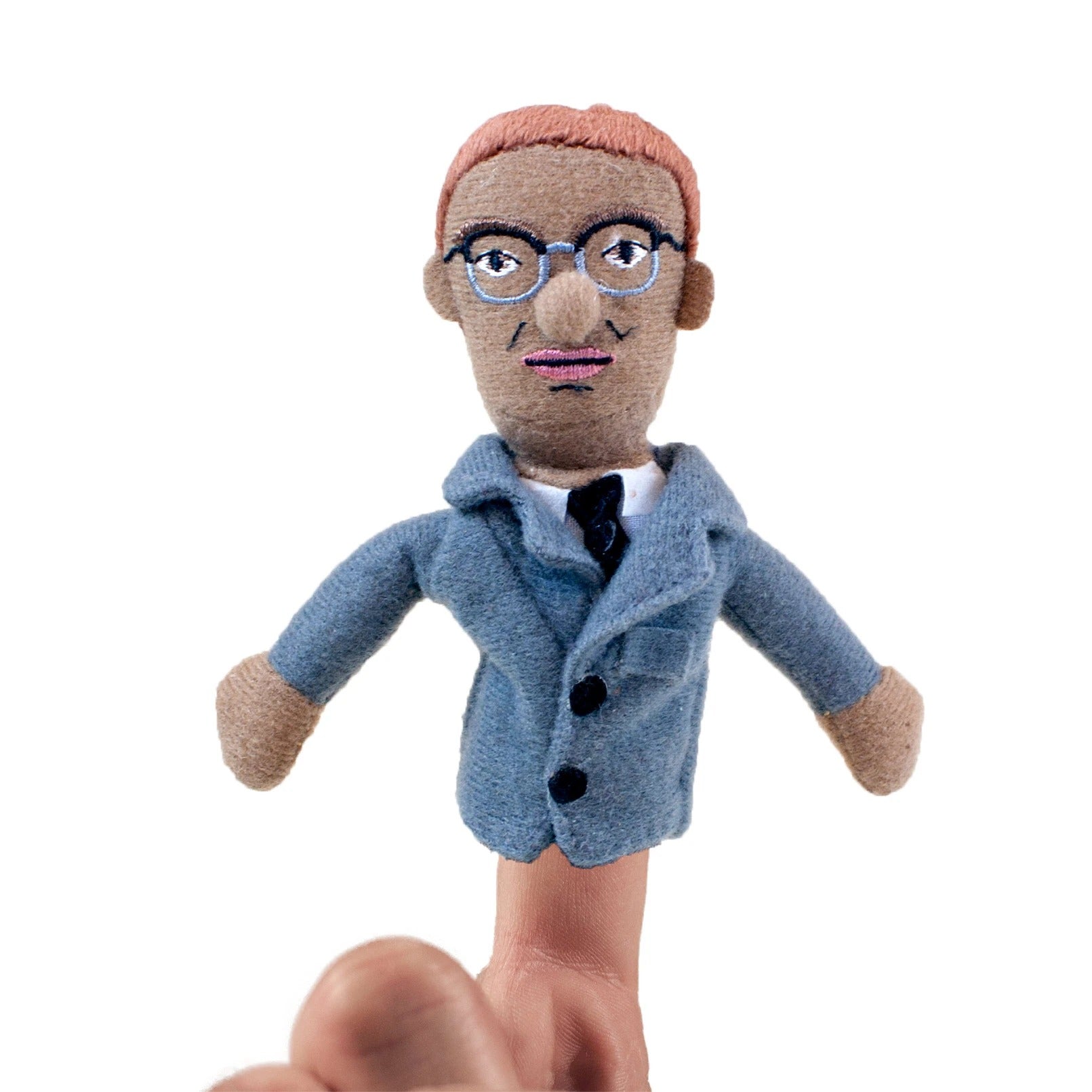 The Unemployed Philosopher's Guild Malcolm X Finger Puppet